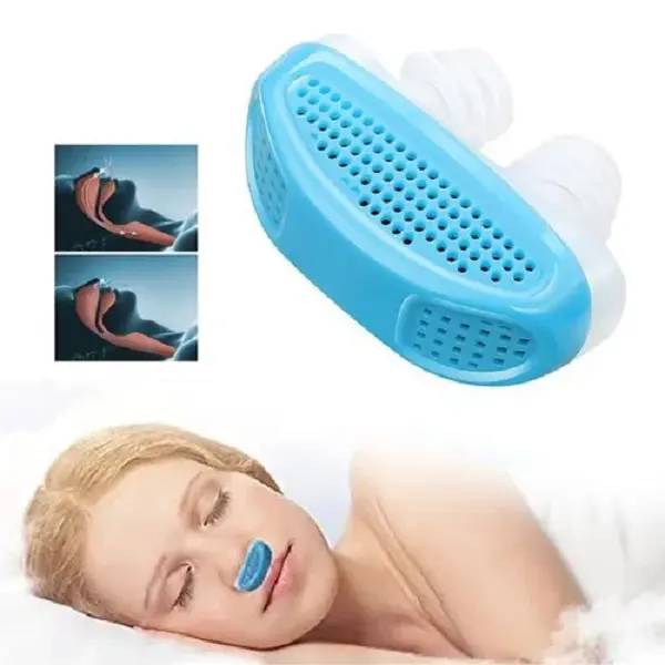 AntiSnoring and AirPurifier Silicone Snore Nose Clip Vents 2 In 1