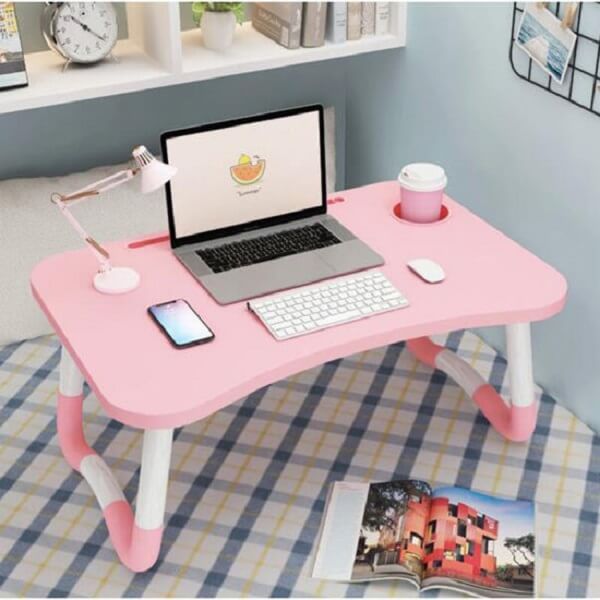 Laptop Table Pink