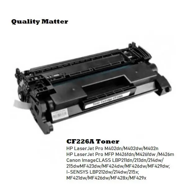 HP 26A (CF226A) Compatible Laser Toner