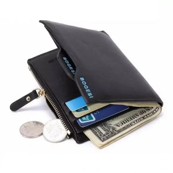 Bogesi Men PU Leather Brand Luxury Wallet