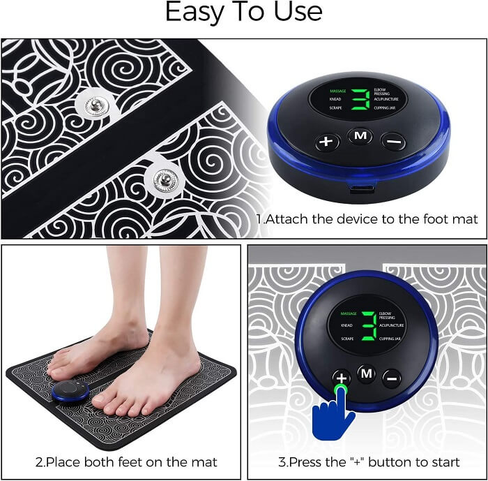 EMS Foot Massager Rechargeable