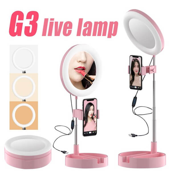 Live Makeup Multipurpose Ring Lamp