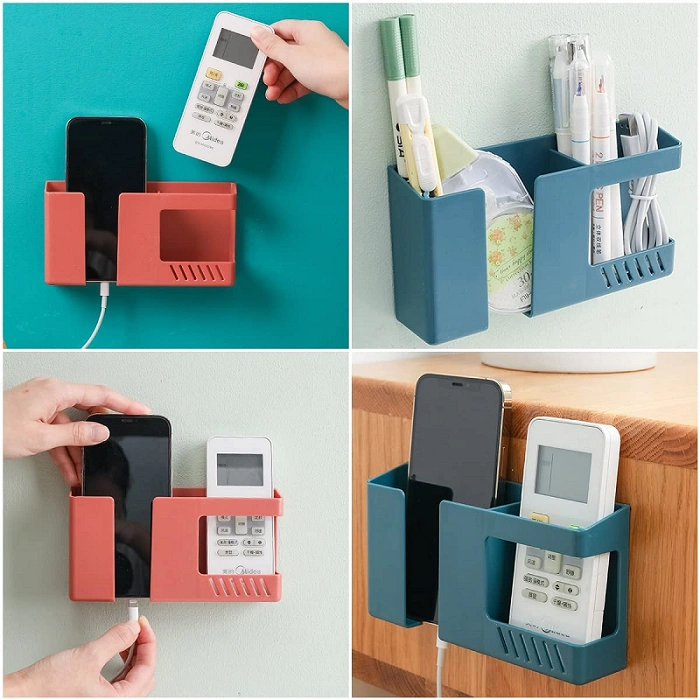 Wall-Mounted Multifunction Charging Shelf and Storage