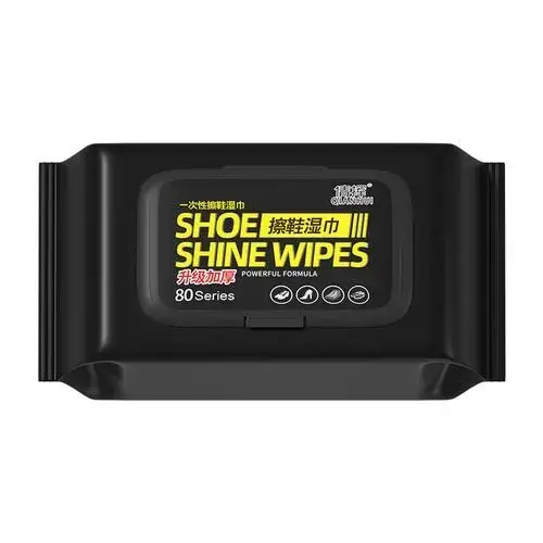 Shoe Shine Wipes Disposable and Fast Cleaning