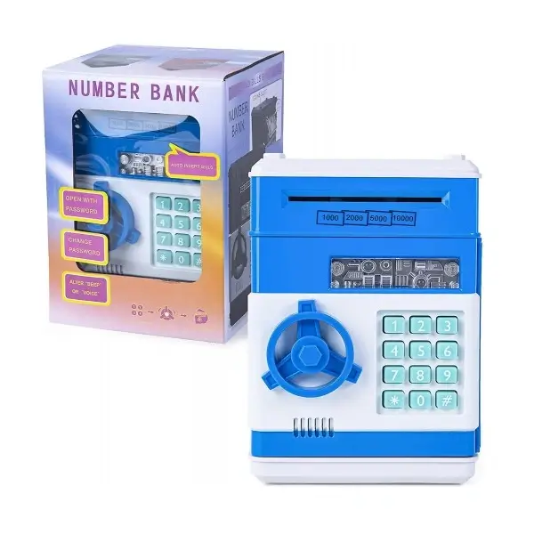 Electronic Piggy Bank With Number