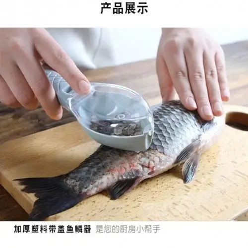 Fish Skin Brush Scraping