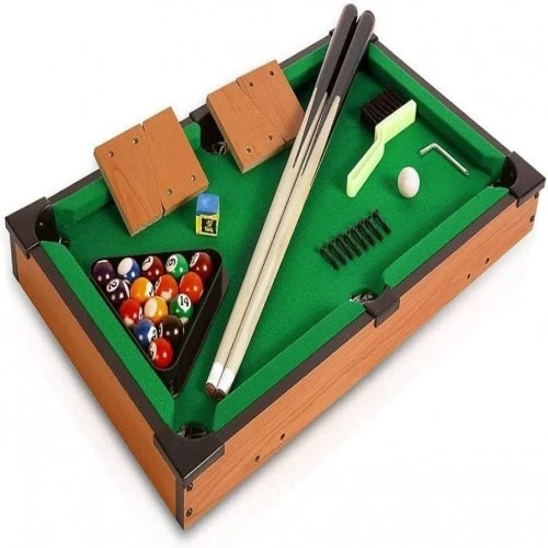 Tabletop Pool Table with Small Stand
