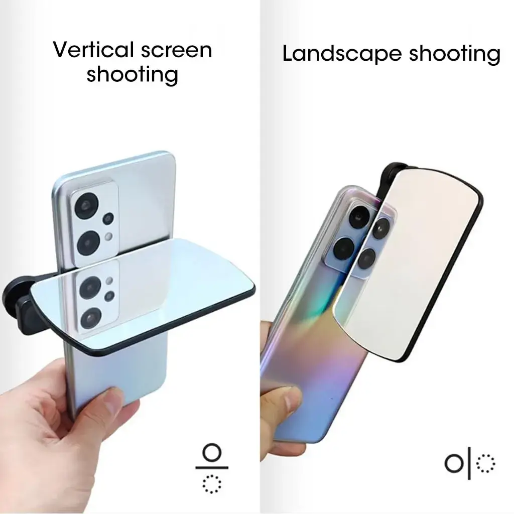 Adjustable Smartphone Camera Reflection Mirror Clip