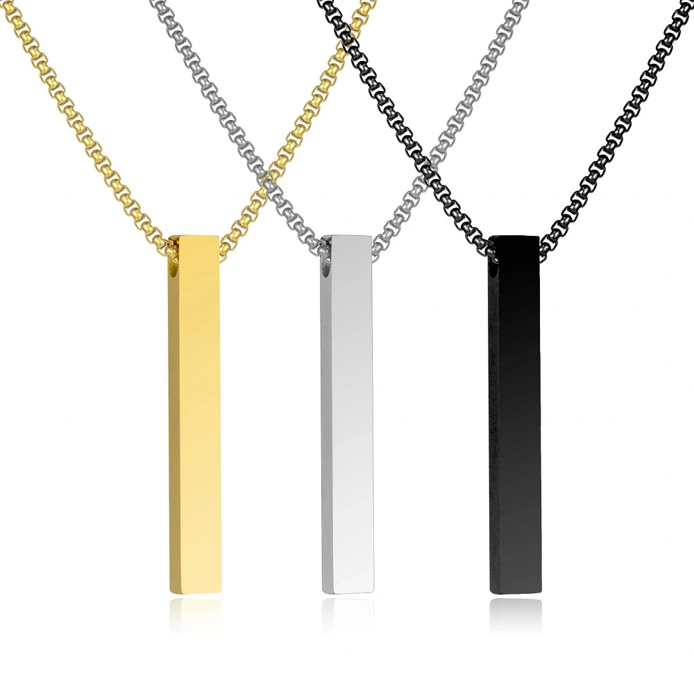 Pendant Necklace Men Stainless Steel