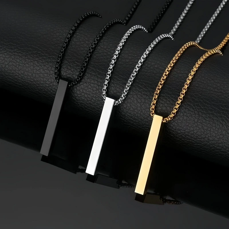 Pendant Necklace Men Stainless Steel
