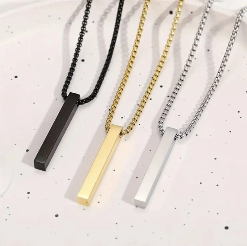 bar pendant necklace