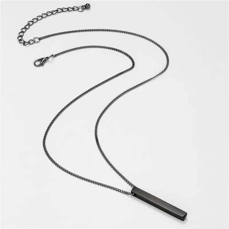 Pendant Necklace Men Stainless Steel