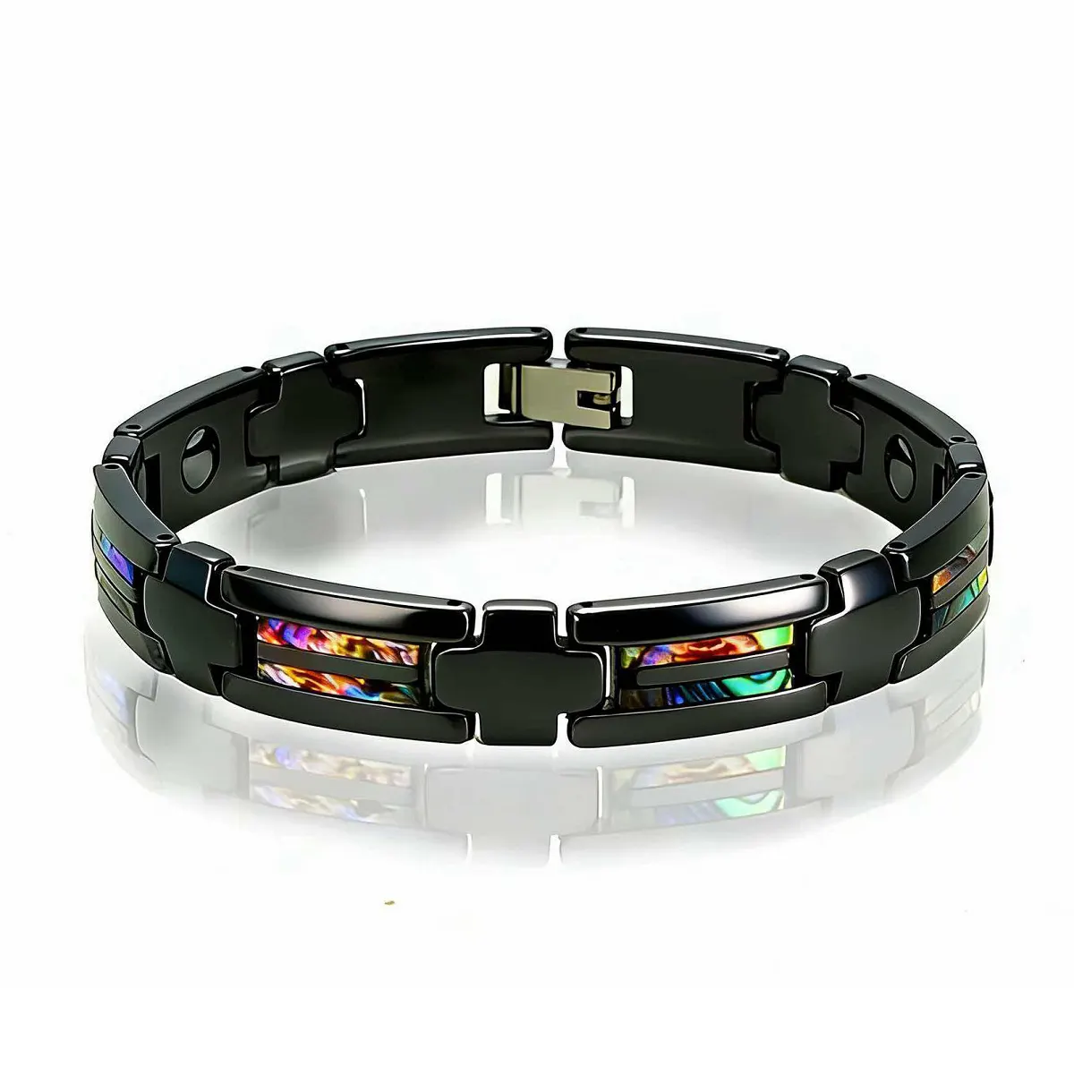 Luxury Magnetic Black Ceramic Bracelet